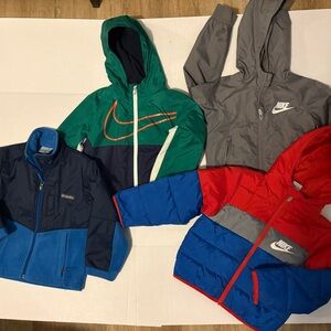 Nike Red, Blue, and Gray Jacket